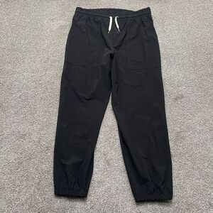 Black Women's Drawstring Jogger Pants